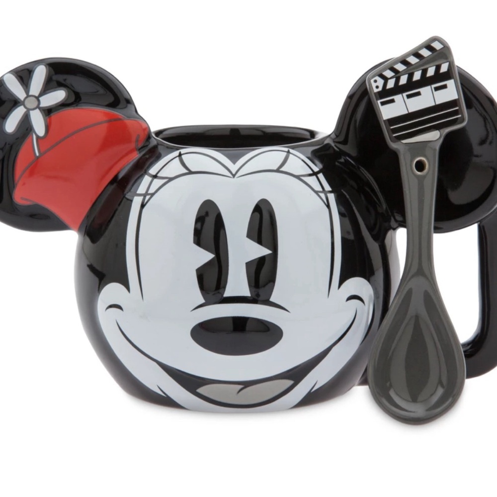 Disney Store Minnie‎ Mouse Mug and Spoon Brand New